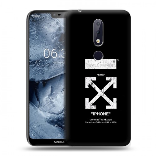 Дизайнерский силиконовый чехол для Nokia 6.1 Plus Хайп и мода