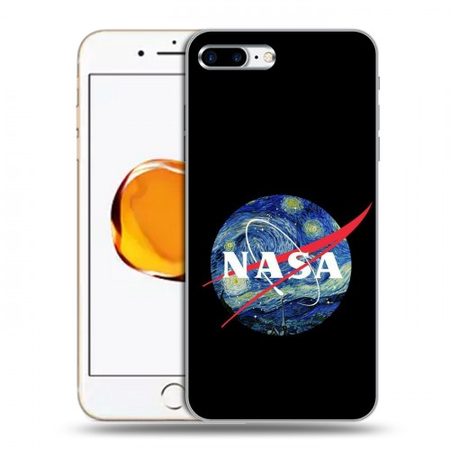 Дизайнерский пластиковый чехол для Iphone 7 Plus / 8 Plus NASA