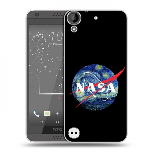 Дизайнерский пластиковый чехол для HTC Desire 530 NASA