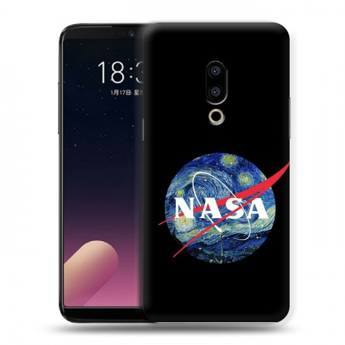 Дизайнерский пластиковый чехол для Meizu 15 Plus NASA