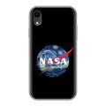 Дизайнерский силиконовый чехол для Iphone Xr NASA