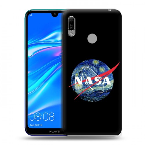 Дизайнерский пластиковый чехол для Huawei Y6 (2019) NASA