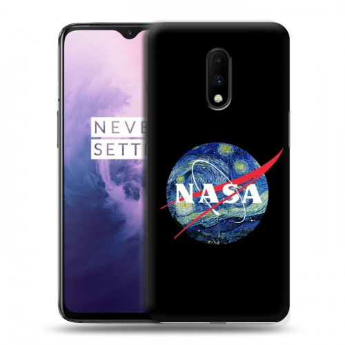 Дизайнерский пластиковый чехол для OnePlus 7 NASA