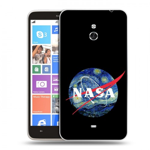 Дизайнерский пластиковый чехол для Nokia Lumia 1320 NASA