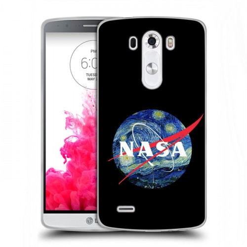 Дизайнерский силиконовый чехол для LG G3 (Dual-LTE) NASA