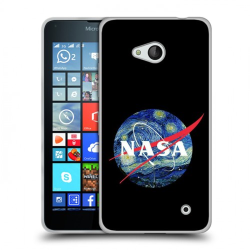 Дизайнерский пластиковый чехол для Microsoft Lumia 640 NASA