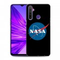 Дизайнерский силиконовый чехол для Realme 5 NASA