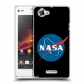 Дизайнерский пластиковый чехол для Sony Xperia L NASA