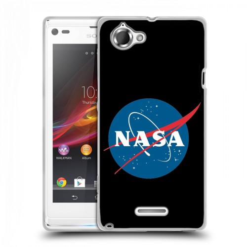 Дизайнерский пластиковый чехол для Sony Xperia L NASA