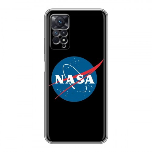 Дизайнерский силиконовый чехол для Xiaomi Redmi Note 11 Pro NASA