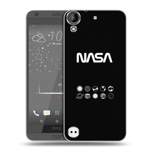 Дизайнерский пластиковый чехол для HTC Desire 530 NASA