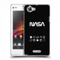 Дизайнерский пластиковый чехол для Sony Xperia L NASA