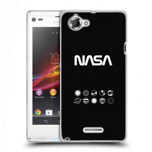 Дизайнерский пластиковый чехол для Sony Xperia L NASA