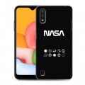 Дизайнерский силиконовый чехол для Samsung Galaxy M01 NASA