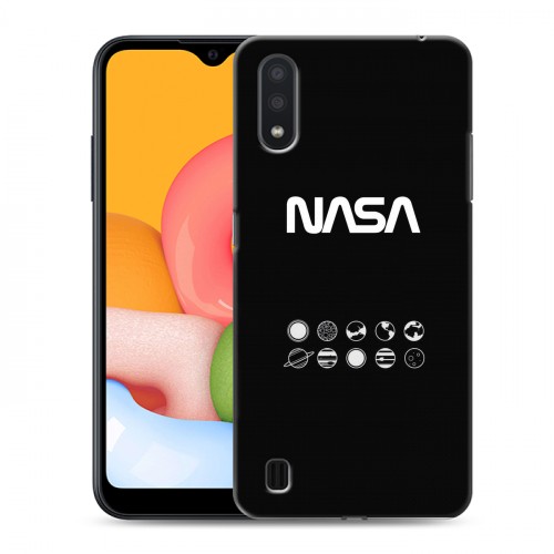 Дизайнерский силиконовый чехол для Samsung Galaxy M01 NASA