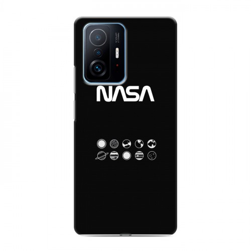 Дизайнерский силиконовый с усиленными углами чехол для Xiaomi 11T NASA