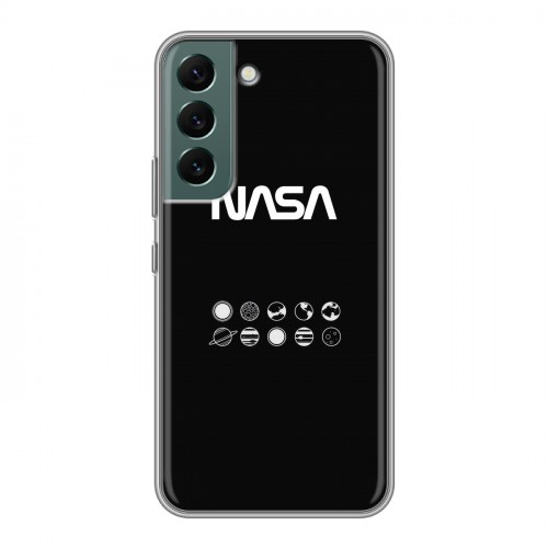 Дизайнерский силиконовый чехол для Samsung Galaxy S22 NASA