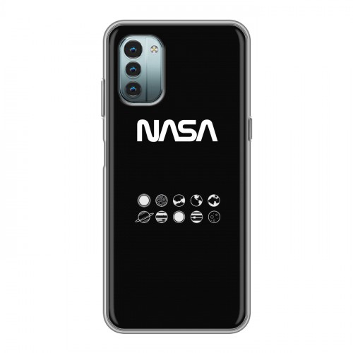 Дизайнерский силиконовый чехол для Nokia G11 NASA