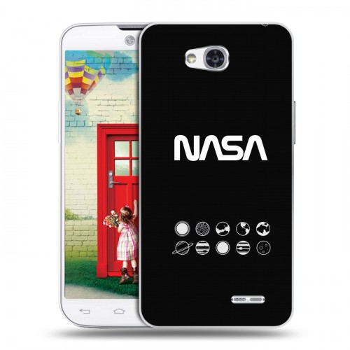 Дизайнерский пластиковый чехол для LG L80 NASA