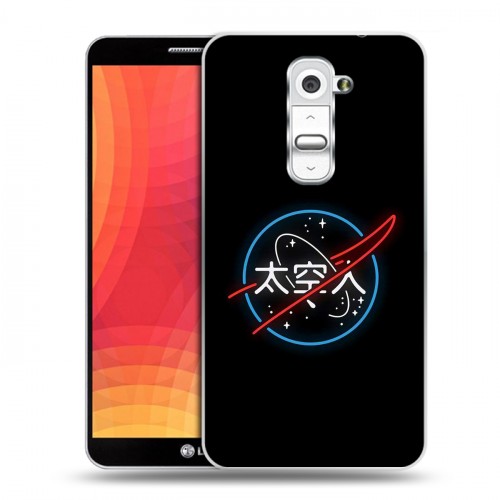 Дизайнерский пластиковый чехол для LG Optimus G2 NASA