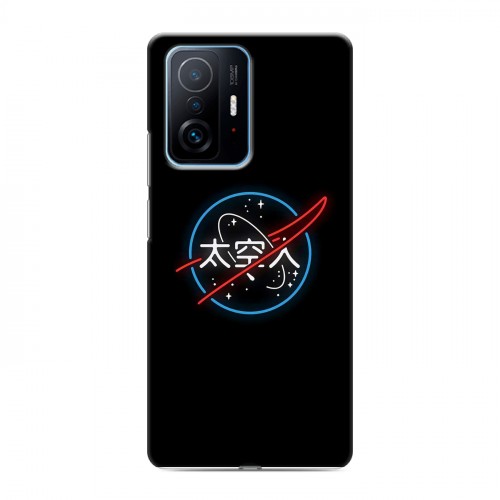 Дизайнерский силиконовый с усиленными углами чехол для Xiaomi 11T NASA