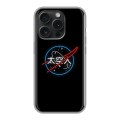 Дизайнерский силиконовый чехол для Iphone 15 Pro NASA