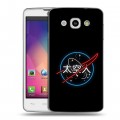 Дизайнерский пластиковый чехол для LG L60 NASA