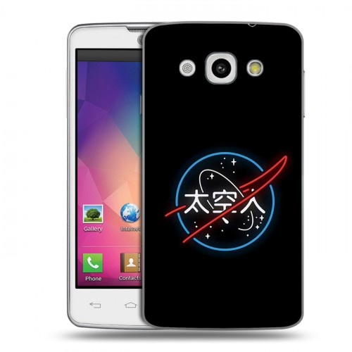 Дизайнерский пластиковый чехол для LG L60 NASA