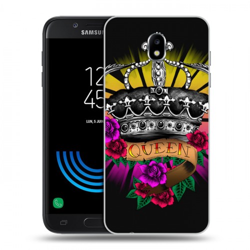 Дизайнерский пластиковый чехол для Samsung Galaxy J5 (2017) Панк корона