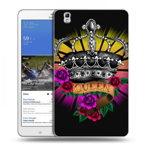 Дизайнерский силиконовый чехол для Samsung Galaxy Tab Pro 8.4 Панк корона