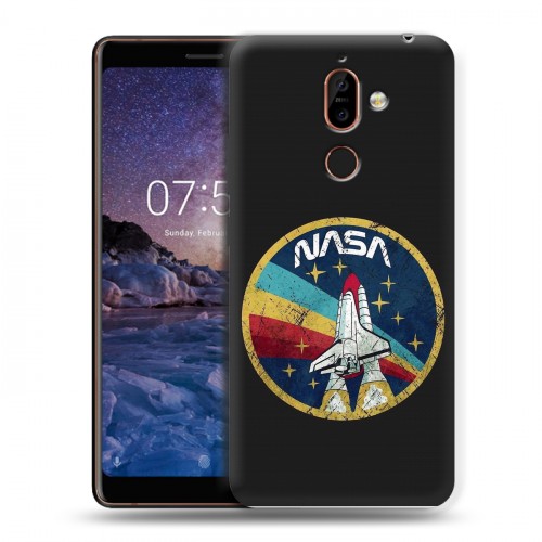 Дизайнерский пластиковый чехол для Nokia 7 Plus NASA