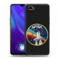 Дизайнерский силиконовый с усиленными углами чехол для OPPO A1k NASA