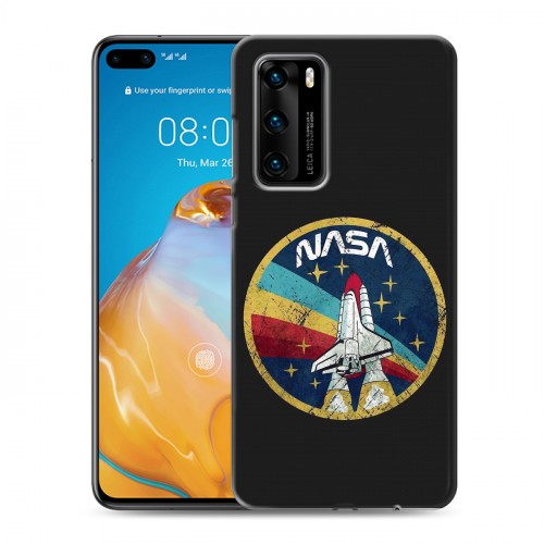 Дизайнерский пластиковый чехол для Huawei P40 NASA