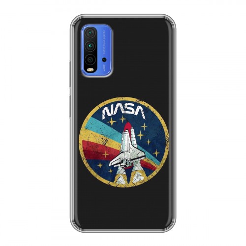 Дизайнерский силиконовый чехол для Xiaomi RedMi 9T NASA