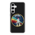 Дизайнерский силиконовый чехол для Samsung Galaxy S24 NASA