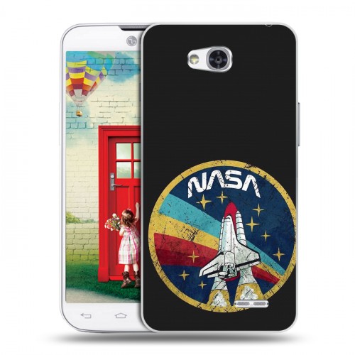 Дизайнерский пластиковый чехол для LG L80 NASA