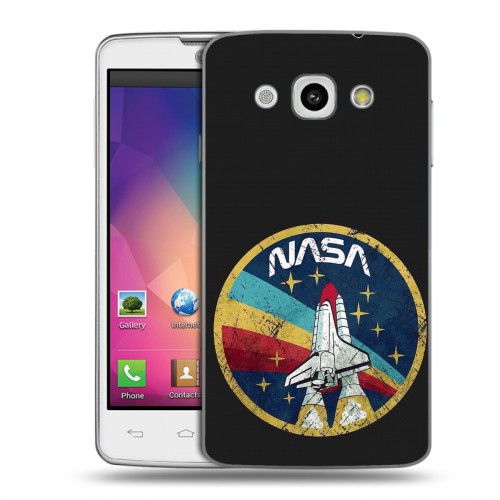 Дизайнерский пластиковый чехол для LG L60 NASA