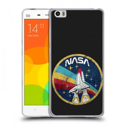 Дизайнерский силиконовый чехол для Xiaomi Mi Note NASA