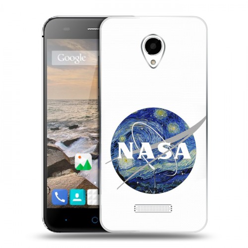 Дизайнерский силиконовый чехол для Micromax Canvas Spark NASA