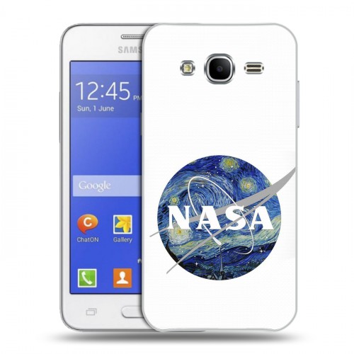 Дизайнерский силиконовый чехол для Samsung Galaxy J7 NASA