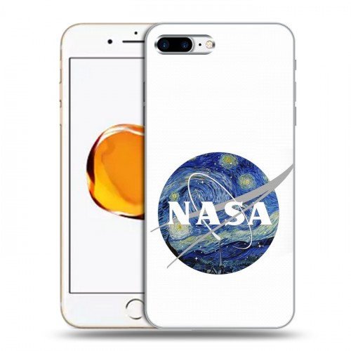 Дизайнерский пластиковый чехол для Iphone 7 Plus / 8 Plus NASA