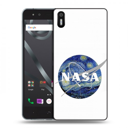 Дизайнерский пластиковый чехол для BQ Aquaris X5 NASA