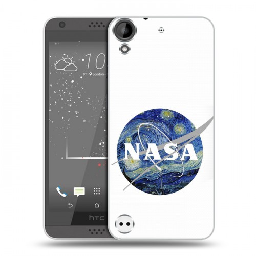 Дизайнерский пластиковый чехол для HTC Desire 530 NASA