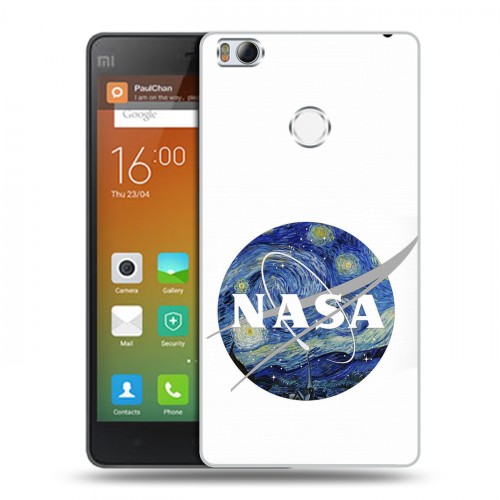 Дизайнерский пластиковый чехол для Xiaomi Mi4S NASA