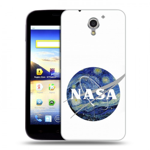 Дизайнерский пластиковый чехол для ZTE Blade A510 NASA