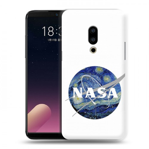 Дизайнерский пластиковый чехол для Meizu 15 Plus NASA