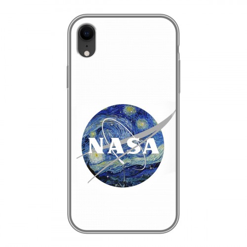 Дизайнерский силиконовый чехол для Iphone Xr NASA