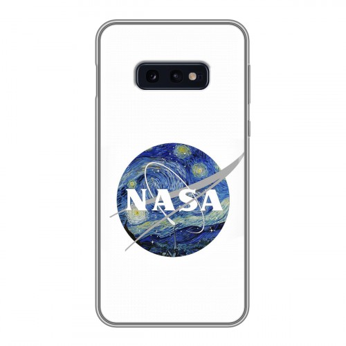 Дизайнерский силиконовый чехол для Samsung Galaxy S10e NASA