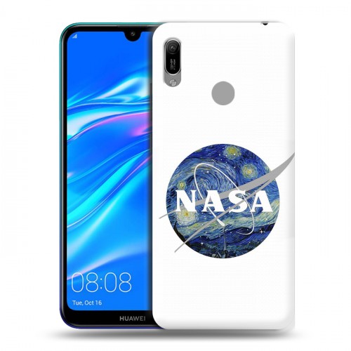 Дизайнерский пластиковый чехол для Huawei Y6 (2019) NASA