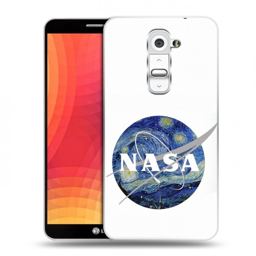 Дизайнерский пластиковый чехол для LG Optimus G2 NASA